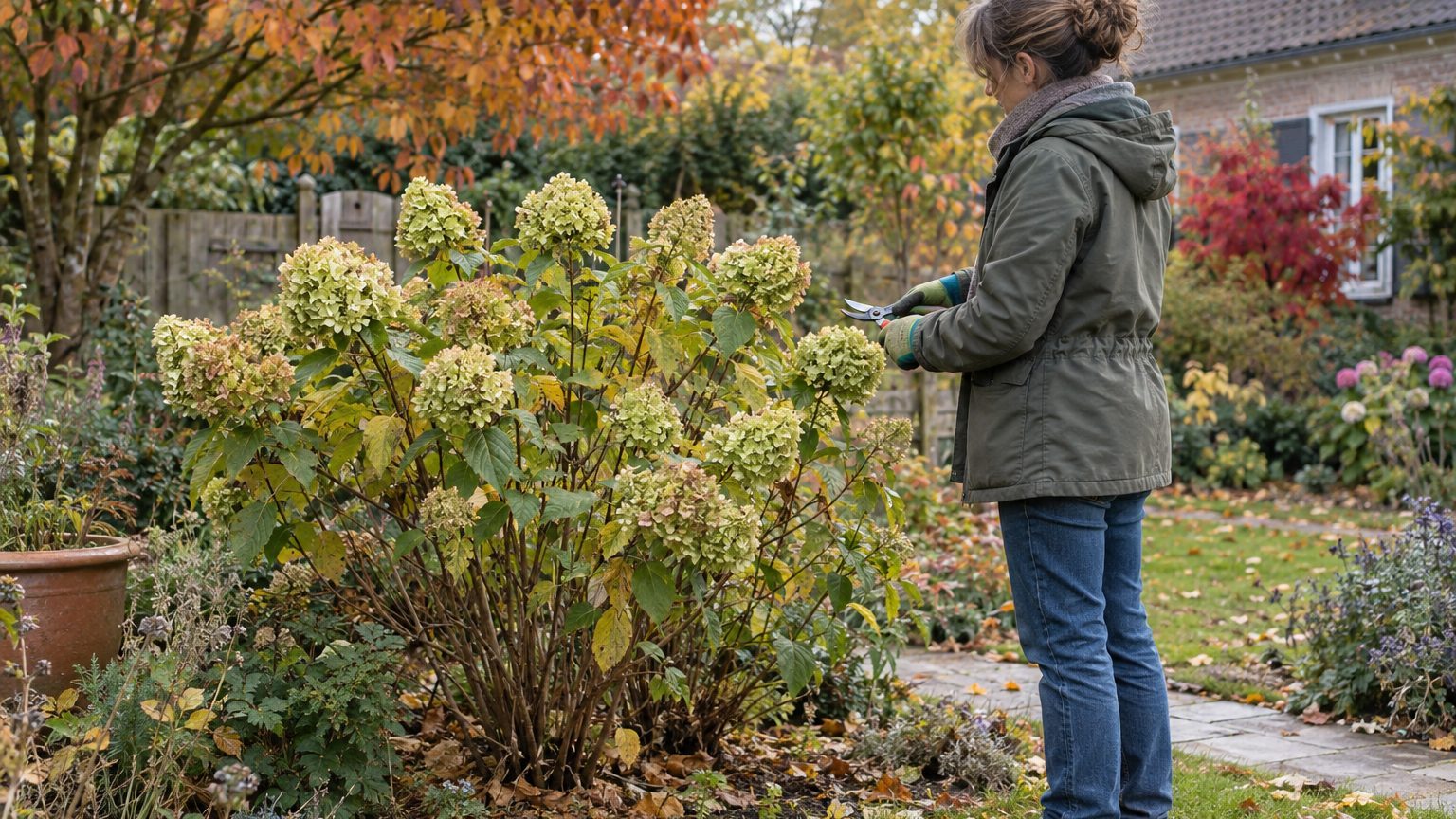 Quand tailler un hortensia paniculé : la bonne période, la hauteur de coupe et l'erreur à éviter